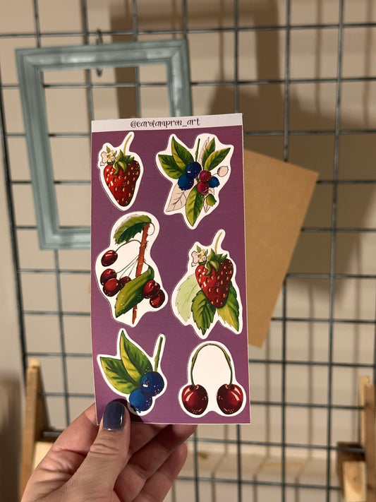 Sticker sheet Fruits