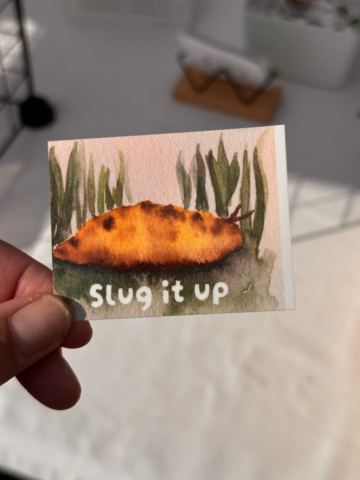 Slug it up sticker