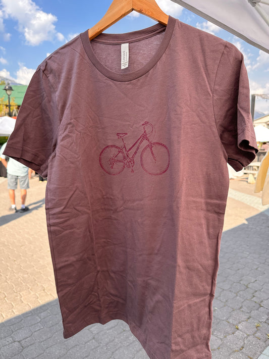t-shirt: bike design