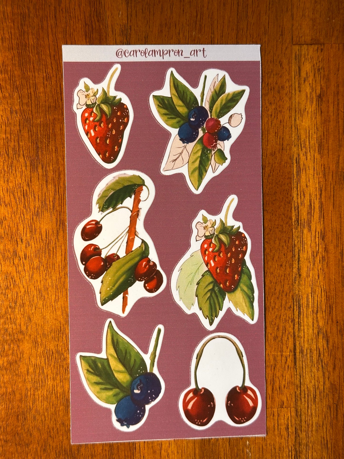 Sticker sheet Fruits