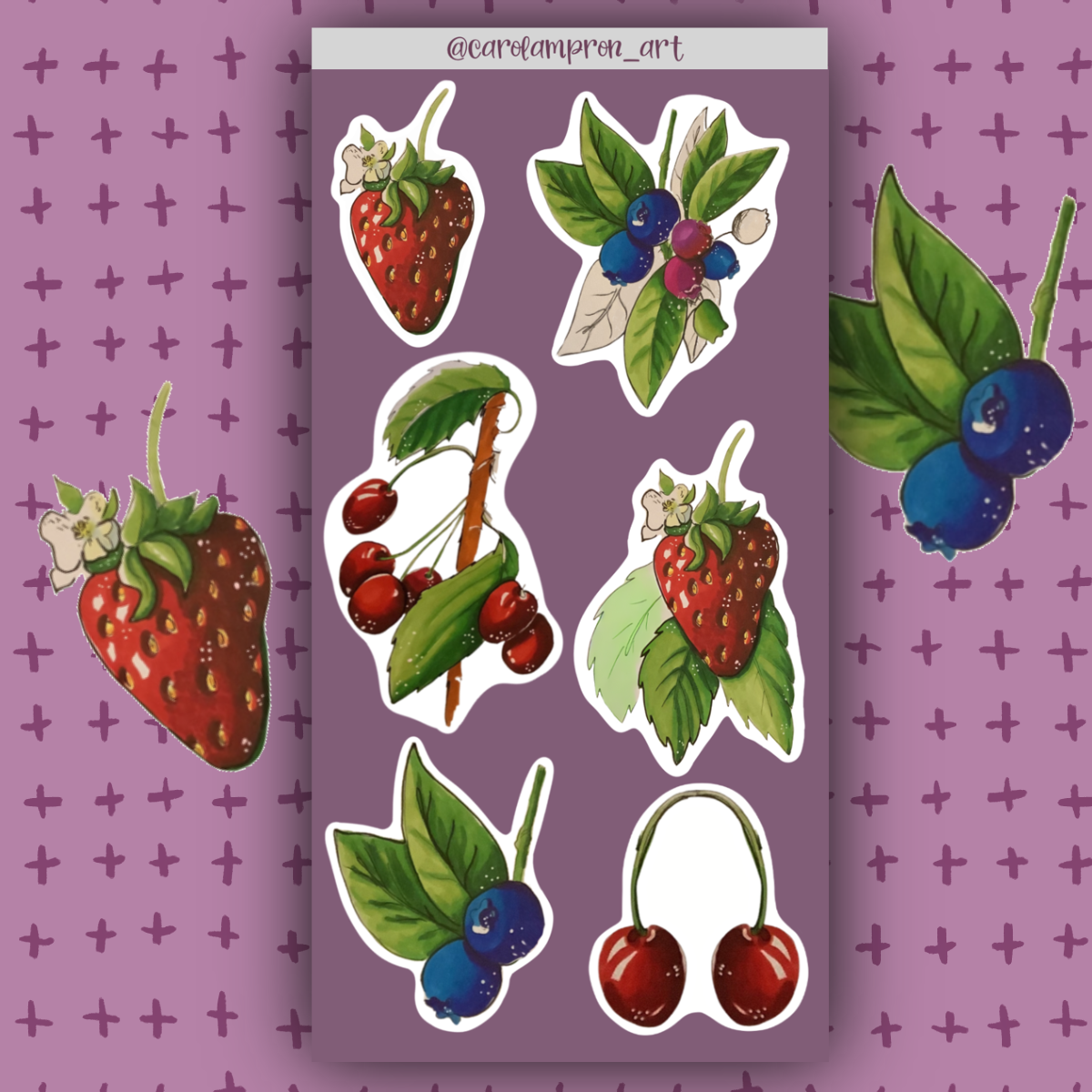 Sticker sheet Fruits